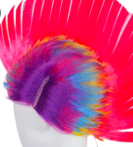 Perruque colorée