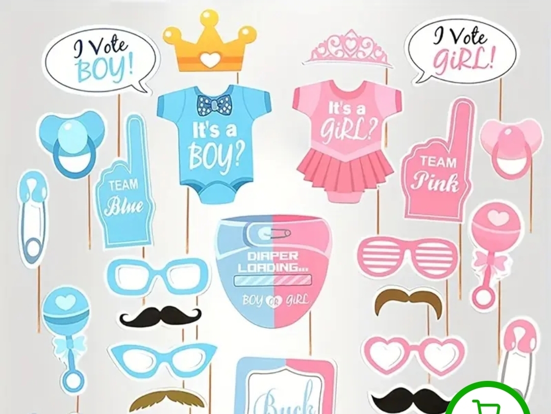 Masques baby-shower